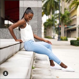 NVGTN Light Wash Jeans, medium, never worn